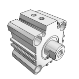 AQ2W - Compact Cylinder Standard Type / Double Acting : Double Rod