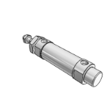 AS - Standard Air Cylinder Built-in Magnet / Double Acting : Single Rod