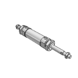 ASW - Standard Air Cylinder Built-in Magnet / Double Acting : Double Rod